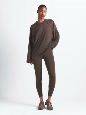 NikeSKIMS Airy Long Sleeve Oversized Top Brown